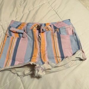 Fun striped shorts